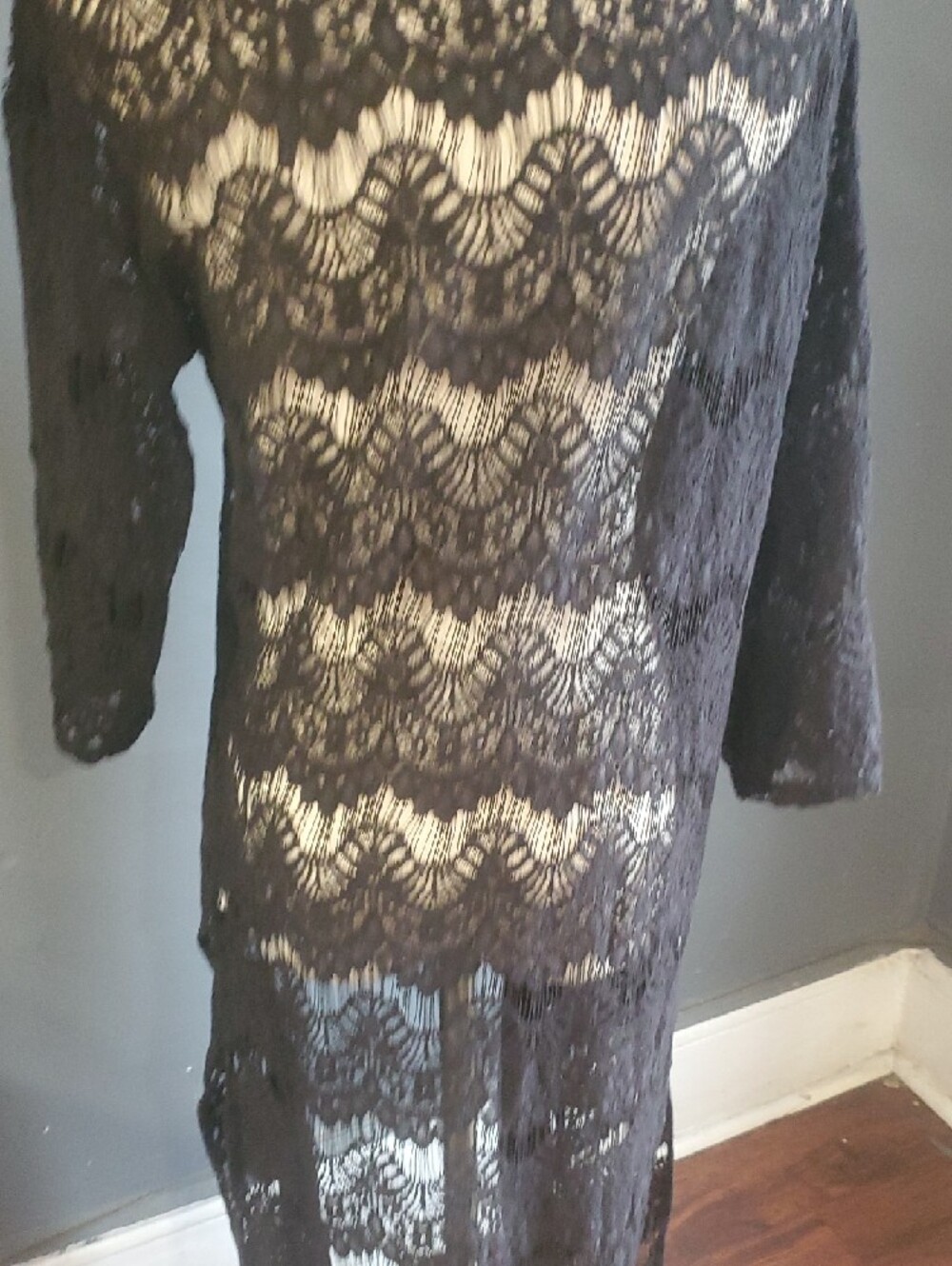 Forever 21 Black Lace Swim Coverup - Picture 6 of 13